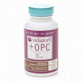 Vidazorb +opc Daily Age Defense Probiotic Chewable Tablets, Pomegranate Flavor