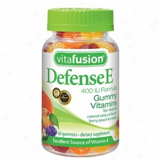 Vitafusion Defense E, Gummy Vitamins, Berry, Peach & Mango