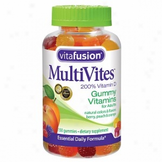 Vitausion Multivites, Gummy Vitamins, Berry, Peach & Orange