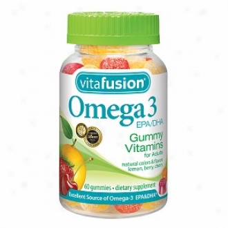 Vitafusion Omega 3 Epa/dha, Gummy Vitamins For Adhlts, Lemon Berry & Cherry