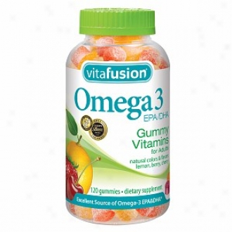 Virafusion Omega 3 Epa/dha, Gummy Vitamins, Lemon, Berry, Cherry