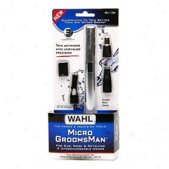 Wahl Micro Groomsman, Wet/dry Ear, Nose & Eyebrow Detailing Trimmer