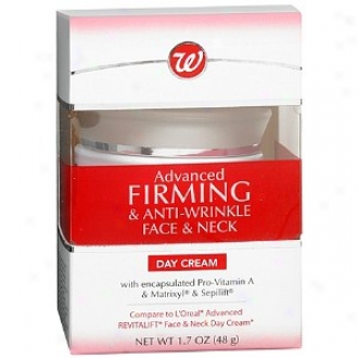 Walgreens Advanced Firming & Anti-wrinkle Face & Neck Day Cream