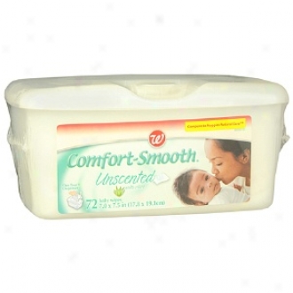 Walgreens Comfort-smooth Baby Wipes With Aloe, Unscented