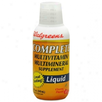 Walgreens Complete Multivitamin Multimineral Suppldment Mellifluous, Cherry