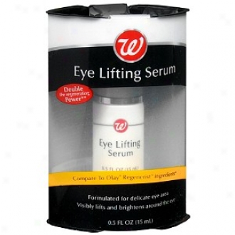 Walgreens Eye Lifting Serum With Daily Regenerating Cleanser