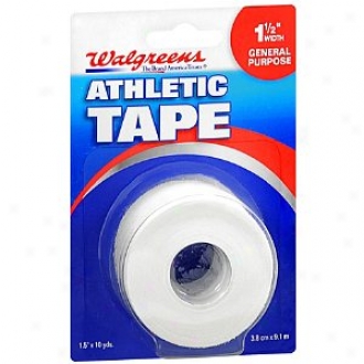 Walgreens General Purpose Athletic Tape, 1.5 Inch X 10 Yard