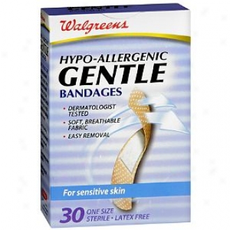 Walgreens Gentle Hypo-allergenic Bandages For Sensitive Skin