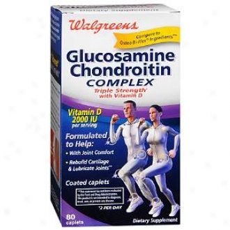 Walgreens Glucosamine Chondroitin Complex Triple Strength With Vitamin D Capelts