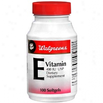 Walgreens Glod Seal Vitamin E 400 Iu Dietary Supplement Softgels