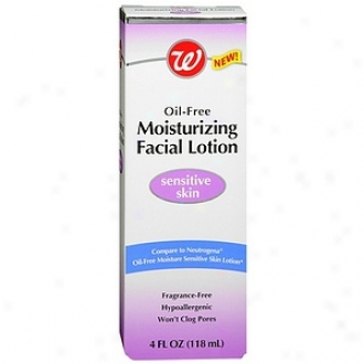 Walgreens Oil-free Moisturkzing Facial Lotion Sensitive Skin