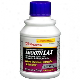 Walgreens Smoothlax Polyethylene Glycol 3350 Laxative Powder For Solution, 30 Day