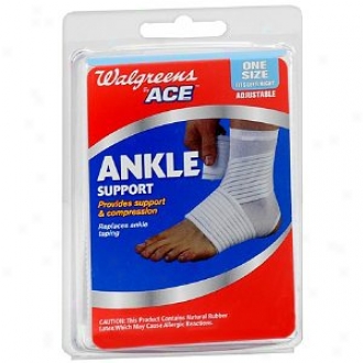 Walgreens White Left/righ5 Adjustable Foot/ankle Support, One Size