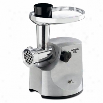 Waring Prl Mg800E lectric Meat Grinder, Brushed Stainless