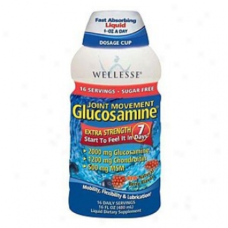 Wellesse Joint Movement Glucosamine With Chondroitin + Msm, Natural Berry
