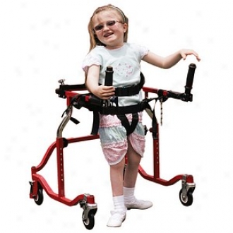 Wenzelite Luminator Gait Trainer With Posterior Choice Pediatric Red, Pediaric