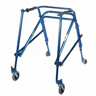 Wenzelite Nimbo Rehab Lightweight Posterior Posture Walker Youthful Adult Midnight Blue, Young Adult