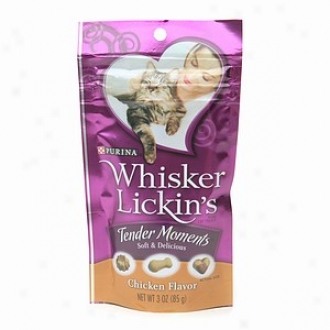 Whisker Lickins Tender Momebts Soft & Delicious Cat Treats, Chicken