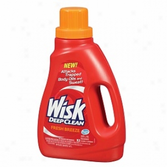 Wisk Deep Clean Liquid Laundry Detergent , 32 Lpads, Fresh Breeze