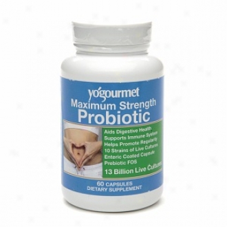 Yo Gourmet Maximum Strength Probiotic, 10 Strains/13 Billion, Capsules