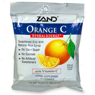 Zand Herbalozenge Supplemment, Orange/vitamin C