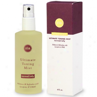 Zia Natural Skincare Ultimate Toning Mist For Normal/oily Skin