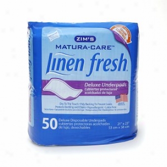 Zim's Matura-care Linen Pure and cool, Deluxe Underpads, 21  X 23