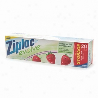 Ziploc Evolve Food Storage Bags, Gallon